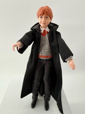 Mattel Black Hooded Robe Doll Outfit with Grey Sweater